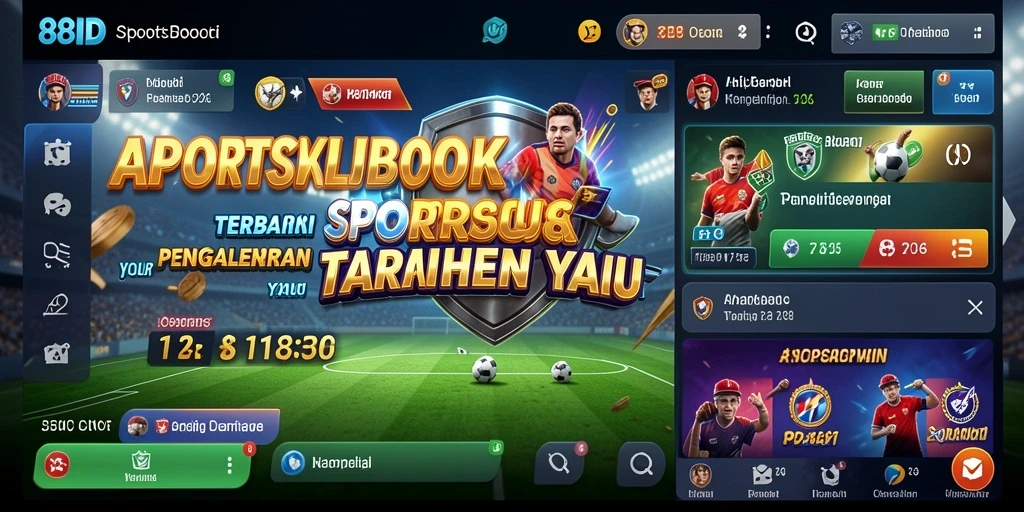 Screenshot gameplay Sportsbook dari aplikasi 88ID yang menarik.