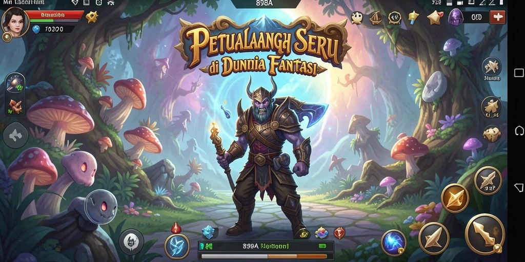 Gameplay seru dan petualangan menantang di dunia fantasi.