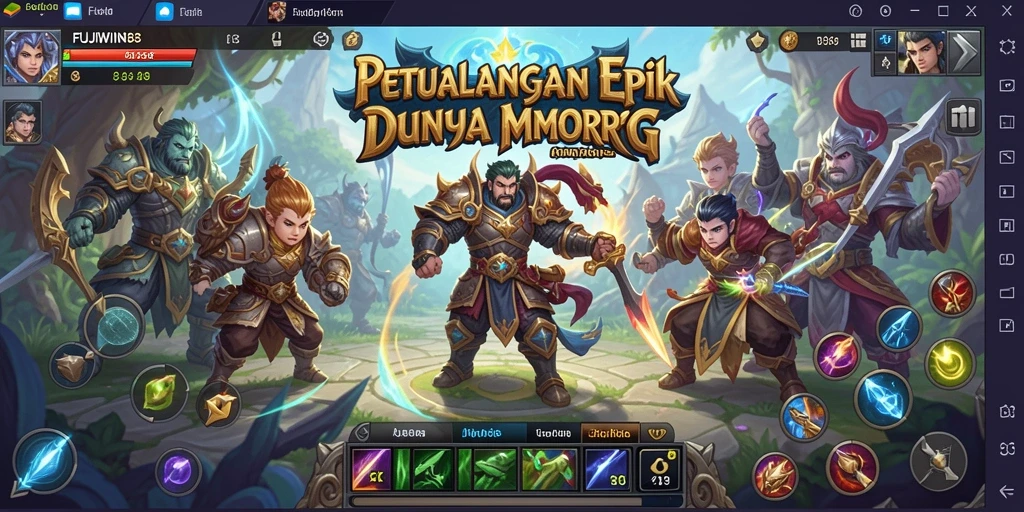 Tampilan gameplay seru dan interaktif di FUJIWIN88.