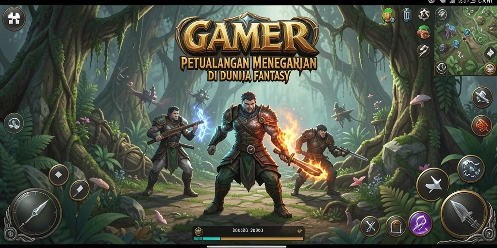 Gameplay GAMERP yang penuh petualangan dan tantangan menanti Anda.