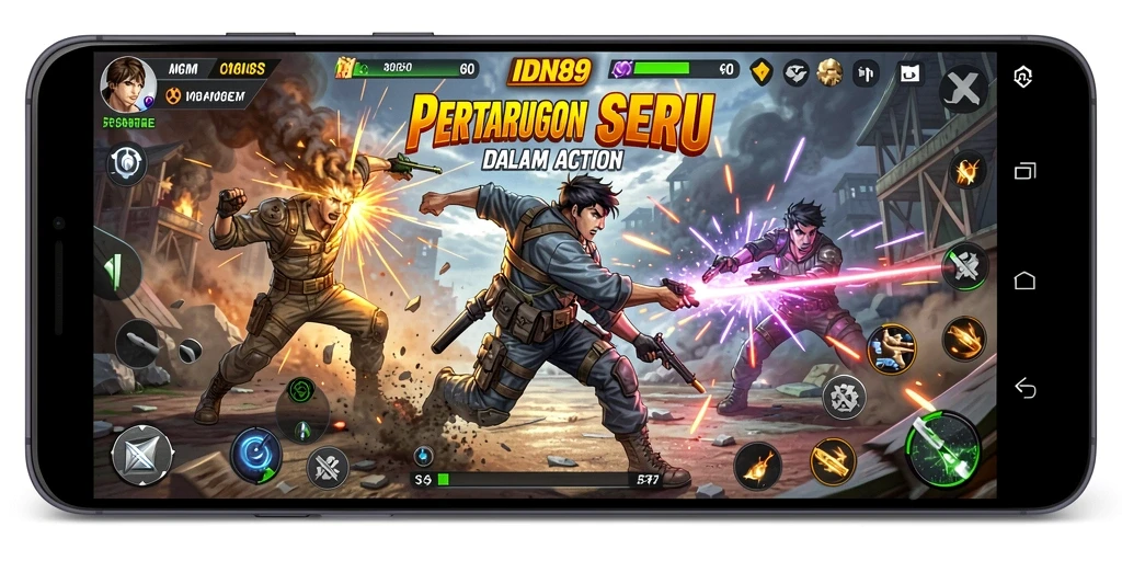 Tampilan memukau dari aksi pertarungan di IDN89.