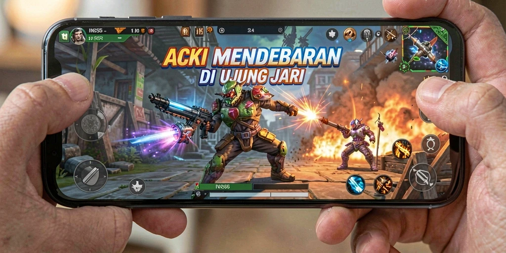Gameplay mendebarkan INS55 dengan karakter dan aksi seru.