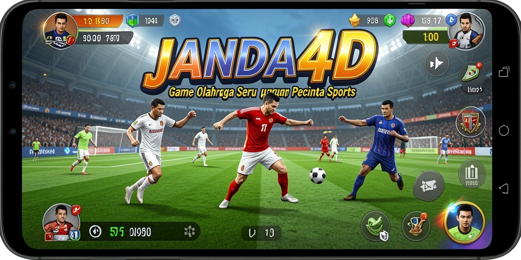 Gameplay seru JANDA4D dengan berbagai mode olahraga.