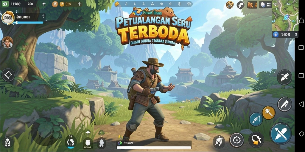 Gameplay Open World LPO88 yang menakjubkan dengan dunia yang luas dan interaktif.