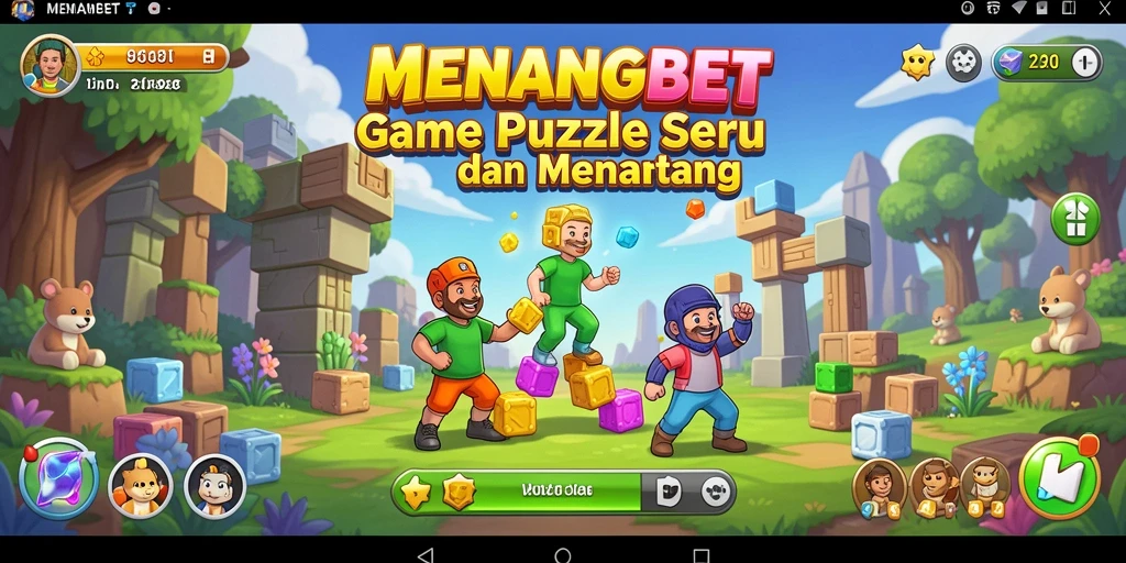 Screenshot MENANGBET menampilkan gameplay seru dan menantang di dalam game Puzzle.