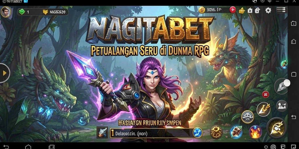 Tampilan gameplay NAGITABET yang menakjubkan dan mendebarkan.