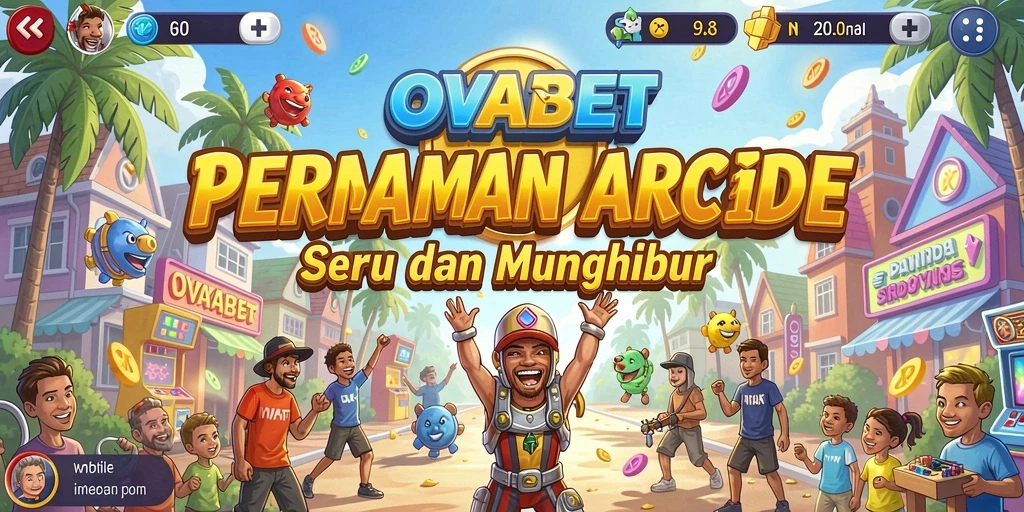 Tampilan gameplay OVABET yang menegangkan dan penuh warna.