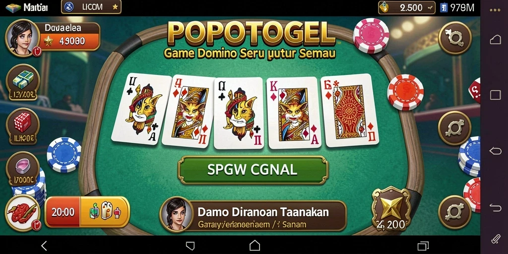 Screenshot gameplay POPOTOGEL yang menarik dan penuh strategi.