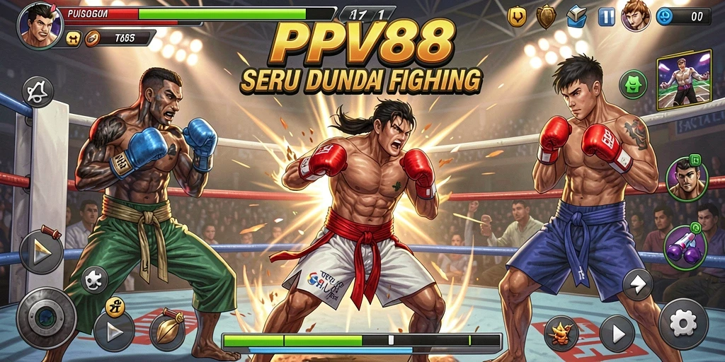 Gameplay PPV88 menampilkan pertarungan seru antar karakter yang mengesankan.