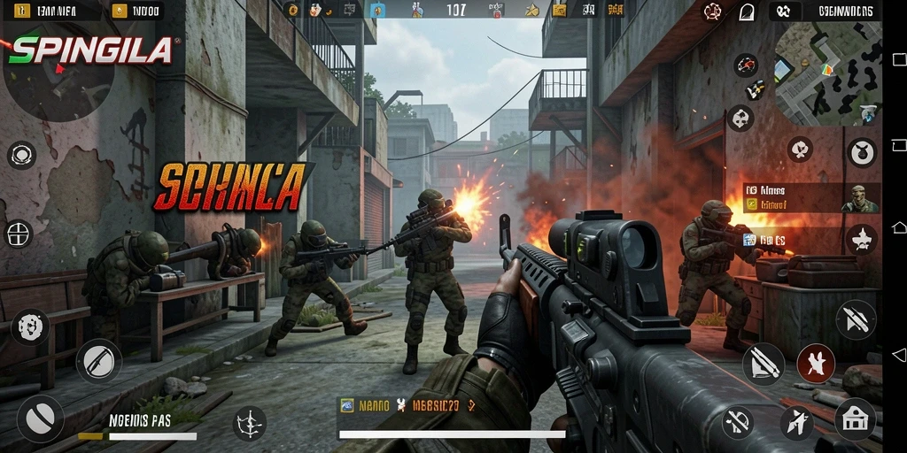 Tampilan menakjubkan dari pertempuran FPS di SPINGILA.