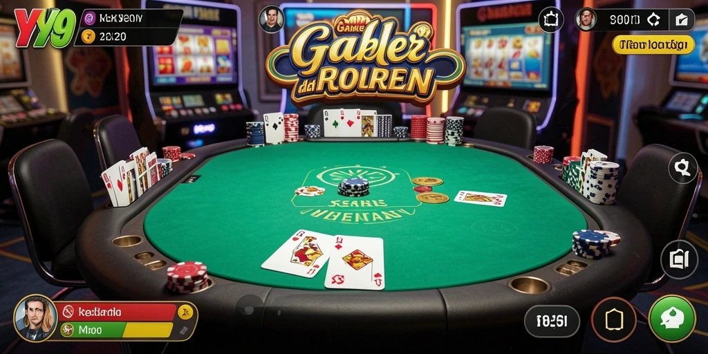 Screenshot Y89 menampilkan para pemain serius dalam permainan poker yang menegangkan.