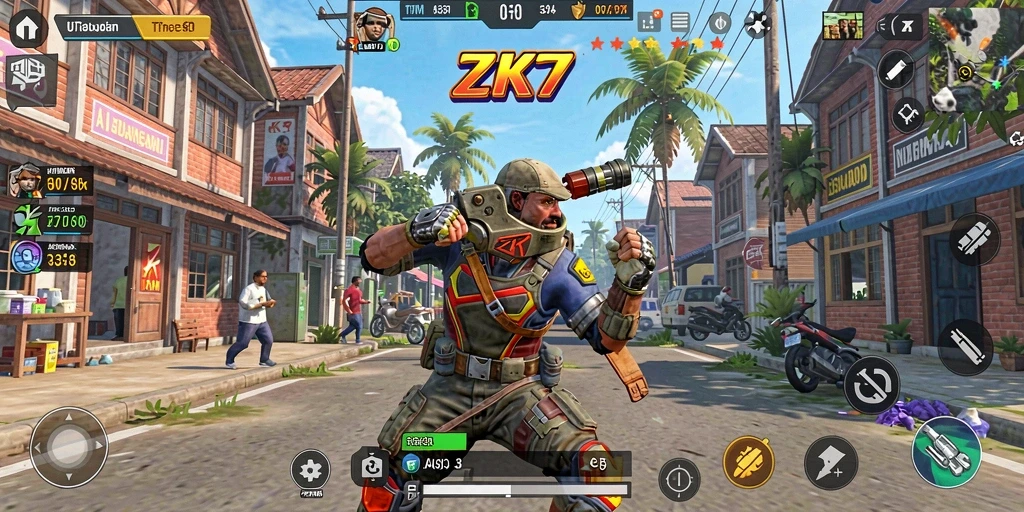 Tampilan utama ZK7 dengan fitur Utility yang menarik.